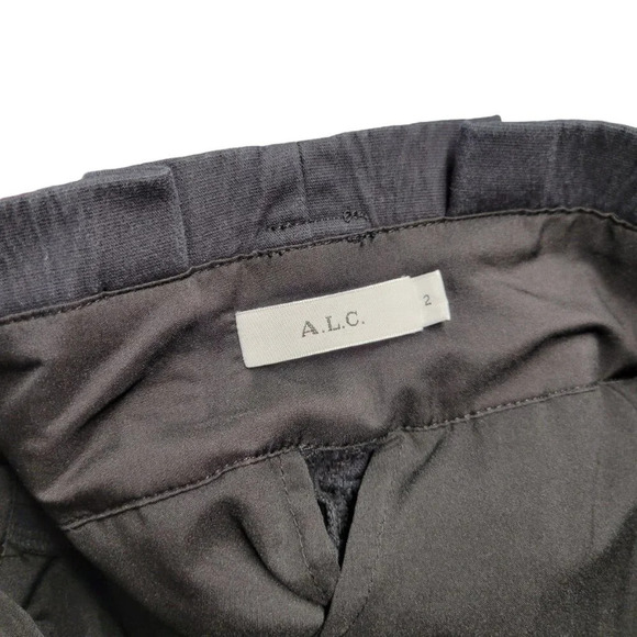 A.L.C Womens Diego Pants Size 2 Black - Picture 5 of 10